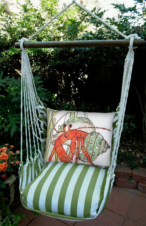 Hammock Chairs |  Summer Palms Hermit Crab Hammock Chair Swing Set Garden Hammock Chairs