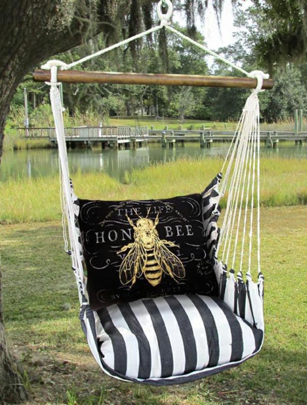 Hammock Chairs |  True Black Honey Bee Hammock Chair Swing Set Garden Hammock Chairs