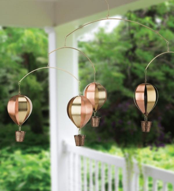 Hanging Decor |  Hot Air Balloon Mobile Garden Hanging Decor