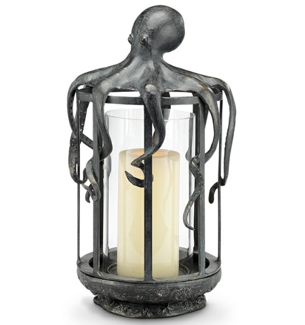 Holiday Decor |  Protective Octopus Candle Lantern Garden Holiday Decor