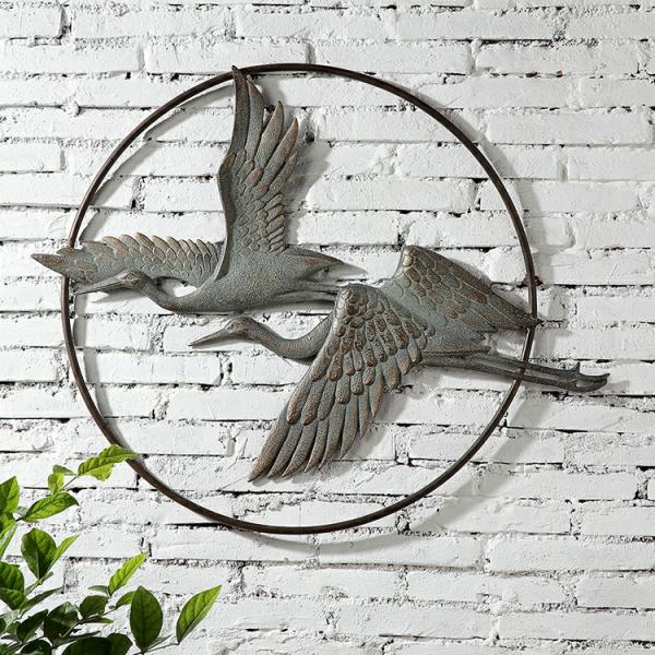 Metal Birds |  Herons In Flight Wall Art Garden Metal Birds