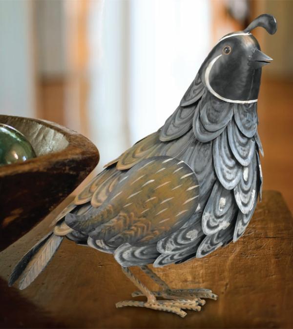 Metal Birds |  Metal Quail Bird Garden Metal Birds