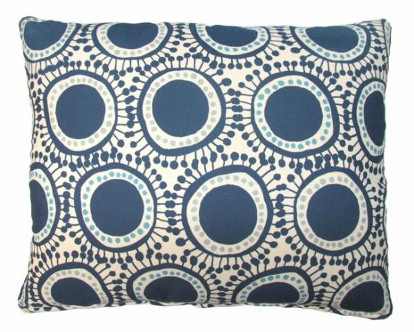 Outdoor Pillows |  Folsom Blue Circles Outdoor Pillow Garden Outdoor Pillows