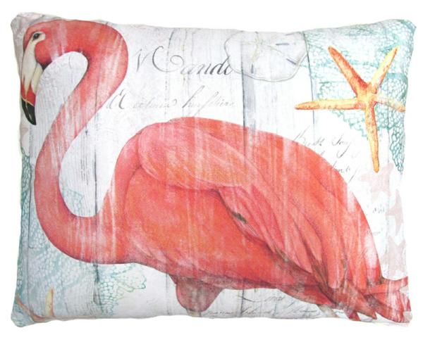 Outdoor Pillows |  Grand Flamingo Outdoor Pillow Garden Outdoor Pillows