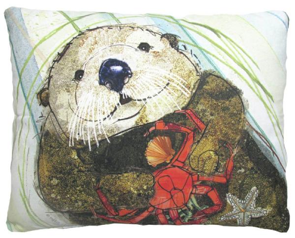 Outdoor Pillows |  Otter Outdoor Pillow Garden Outdoor Pillows