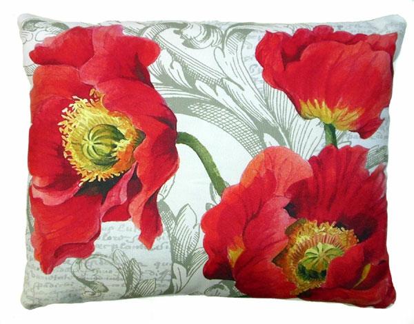 Outdoor Pillows |  Poppies Outdoor Pillow Garden Outdoor Pillows