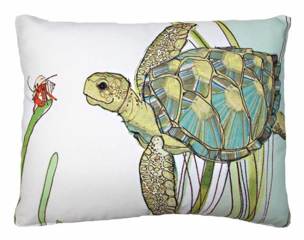 Outdoor Pillows |  Sea Turtle Outdoor Pillow Garden Outdoor Pillows