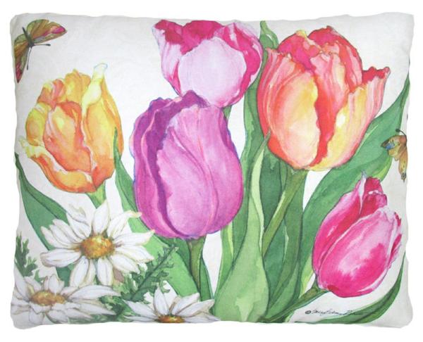 Outdoor Pillows |  Spring Bouquet Outdoor Pillow Garden Outdoor Pillows