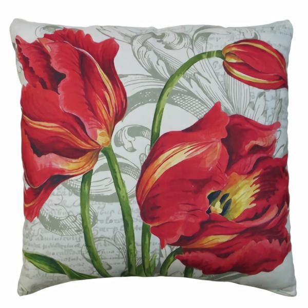 Outdoor Pillows |  Tulips Outdoor Pillow Garden Outdoor Pillows