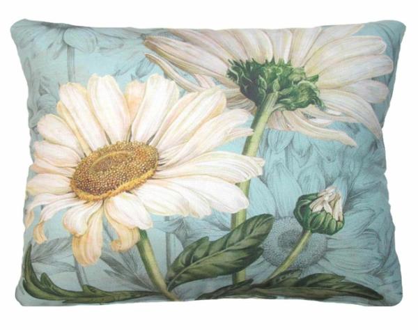 Outdoor Pillows |  White Daisies Outdoor Pillow Garden Outdoor Pillows