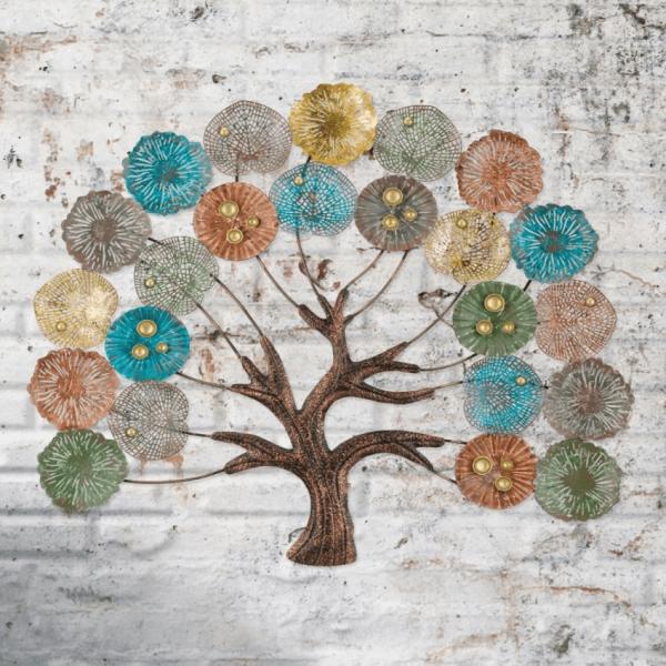 Outdoor Wall Art |  Keani Tree Wall Decor Garden Outdoor Wall Art