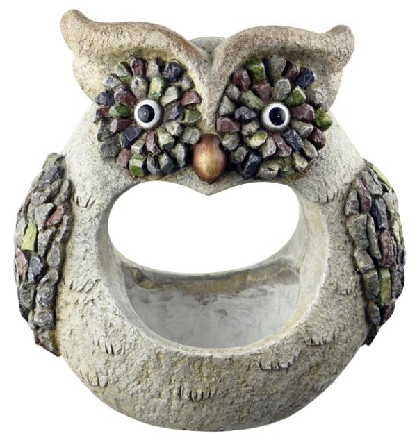 Planters & Stands |  3D Stone Owl Planter Garden Planters & Stands