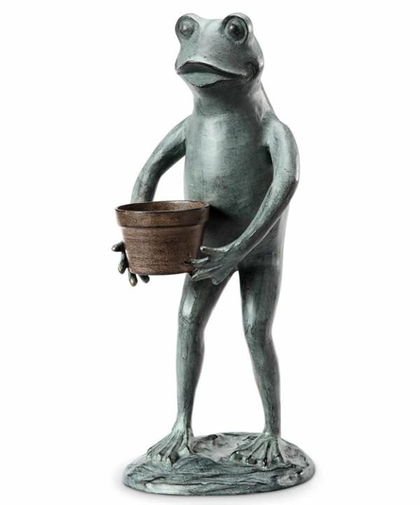 Planters & Stands |  Helpful Garden Frog Planter Holder Garden Garden Statues