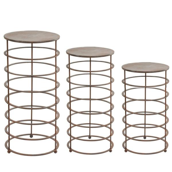 Planters & Stands |  Ring Plant Stands (Set Of 3) Garden Planters & Stands