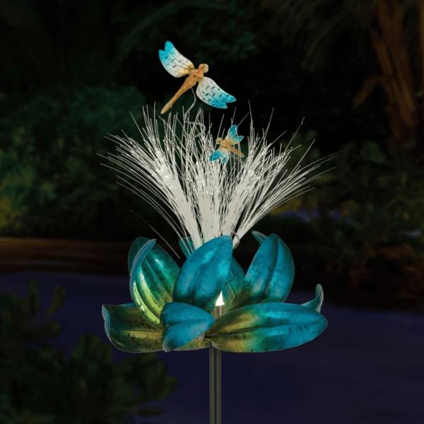 Solar Lighting |  Dazzling Dragonfly Sparkling Solar Spinner Garden Solar Lighting