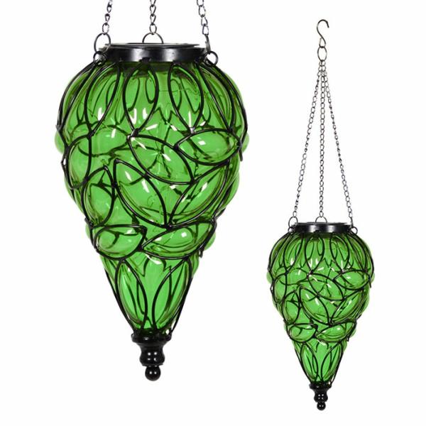 Solar Lighting |  Solar Glass Tear Lantern – Green Garden Solar Lighting