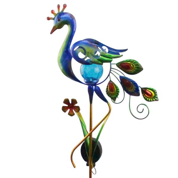 Solar Lighting |  Solar Led Peacock Bird Stake Garden Garden Stakes