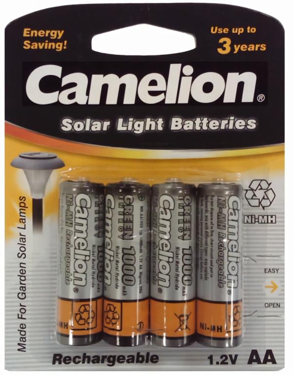 Solar Lighting |  Solar Light Batteries – Aa Ni-Mh 4-Pack Garden Solar Lighting