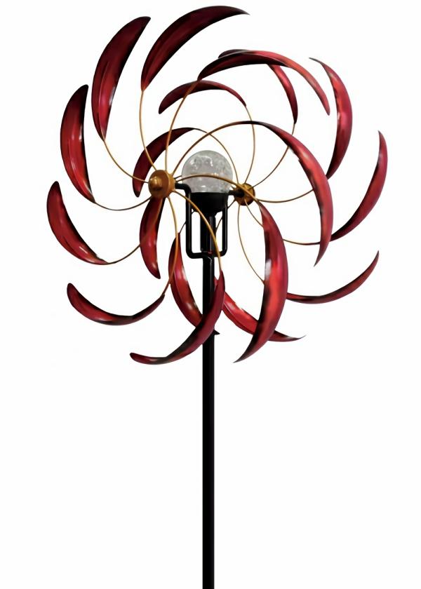 Solar Lighting |  Solar Sedona Wind Spinner – Red Garden Solar Lighting