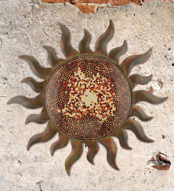 Sun Face Decor |  36" Marrakesh Sun Wall Decor Garden Sun Face Decor