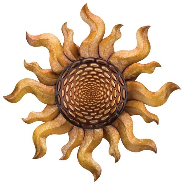 Sun Face Decor |  Radiant Sun Wall Decor Garden Sun Face Decor