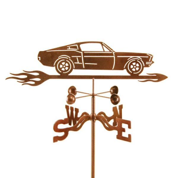 Weathervanes |  1967 Mustang Weathervane Garden Weathervanes