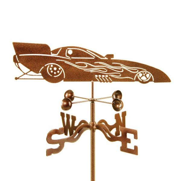 Weathervanes |  Funny Car Weathervane Garden Weathervanes