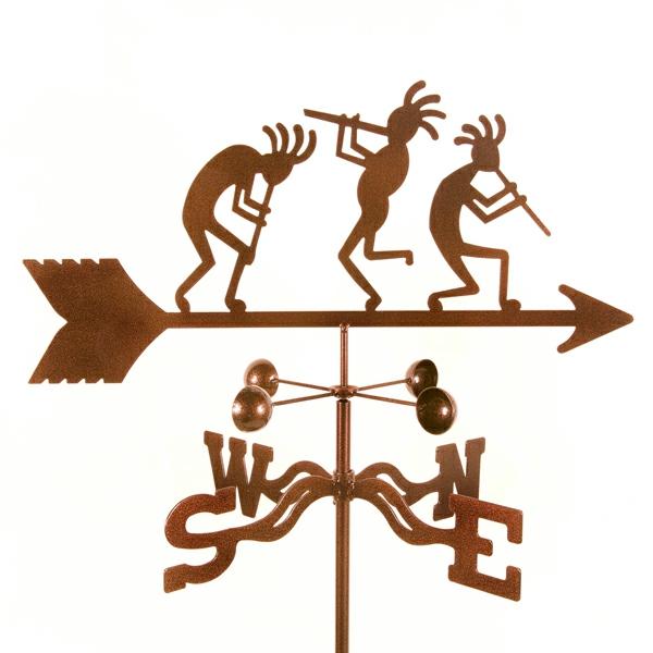 Weathervanes |  Kokopelli Weathervane Garden Weathervanes