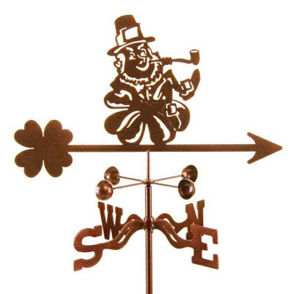 Weathervanes |  Leprechaun Weathervane Garden Weathervanes