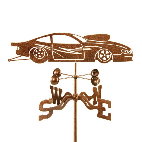 Weathervanes |  Pro Stock Car Weathervane Garden Weathervanes