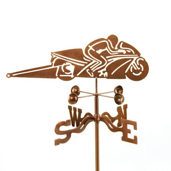 Weathervanes |  Pro Stock Motorcycle Weathervane Garden Weathervanes