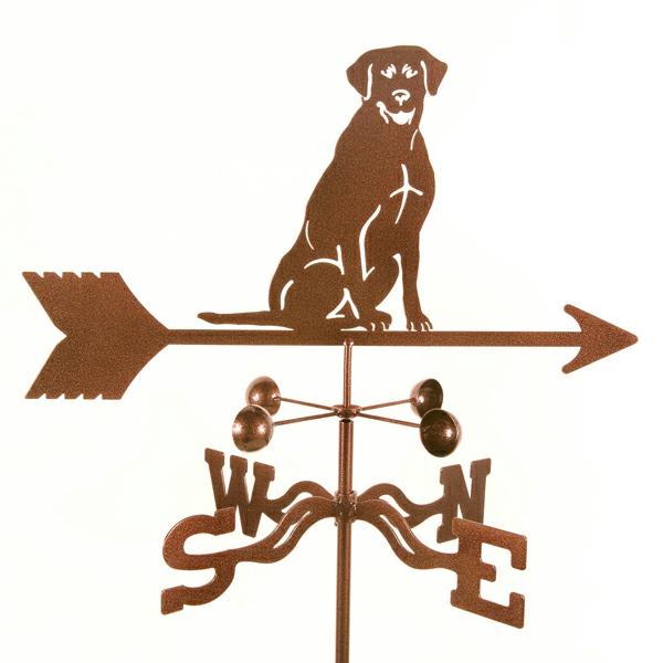 Weathervanes |  Sitting Lab Weathervane Garden Weathervanes