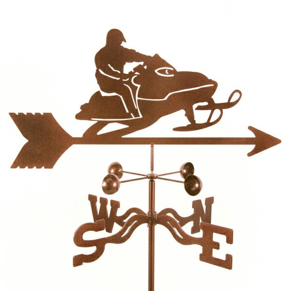 Weathervanes |  Snowmobile Weathervane Garden Weathervanes