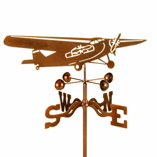 Weathervanes |  Tri Motor Plane Weathervane Garden Weathervanes