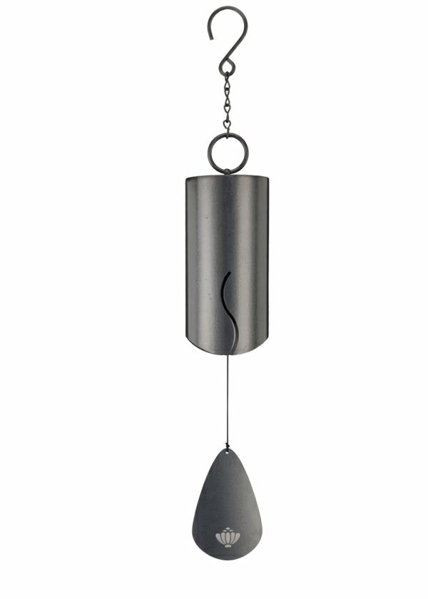 Wind Chimes |  28" Wind Bell – Pewter Garden Wind Chimes