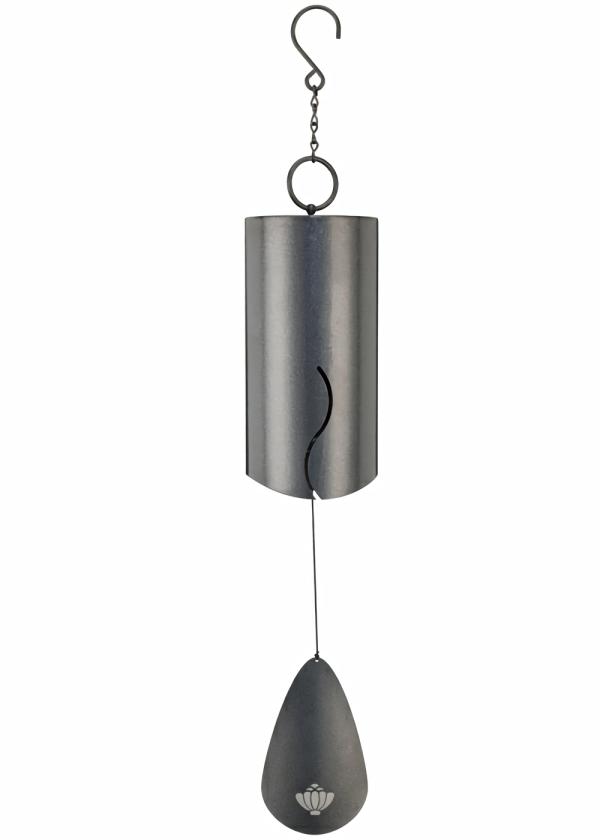 Wind Chimes |  38" Wind Bell – Pewter Garden Wind Chimes