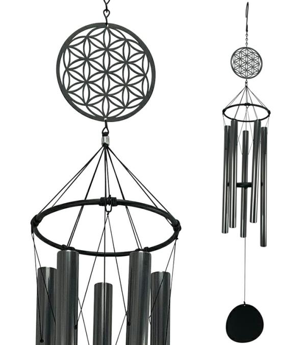 Wind Chimes |  Chakra Smokey Bars Wind Chime Garden Wind Chimes