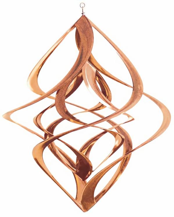 Wind Spinners |  20" Metal Wind Spinner – Copper Cosmix Garden Wind Spinners