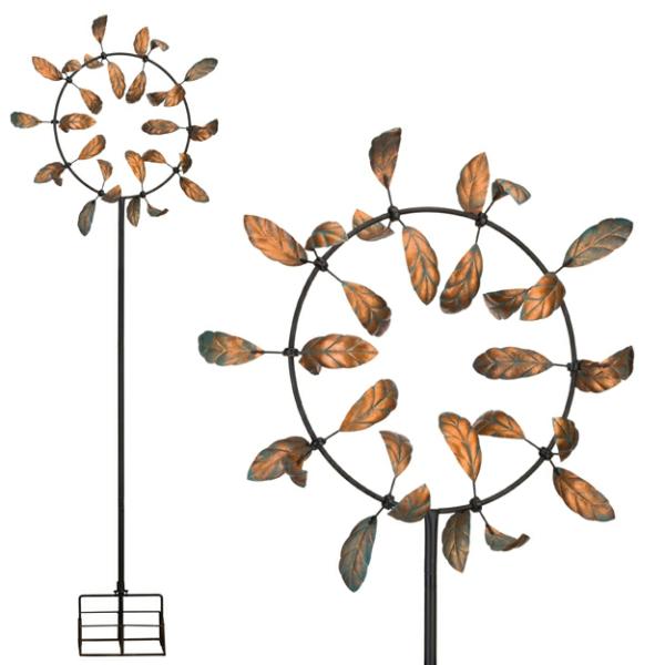 Wind Spinners |  33" Vortex Wind Spinner – Leaves Garden Wind Spinners