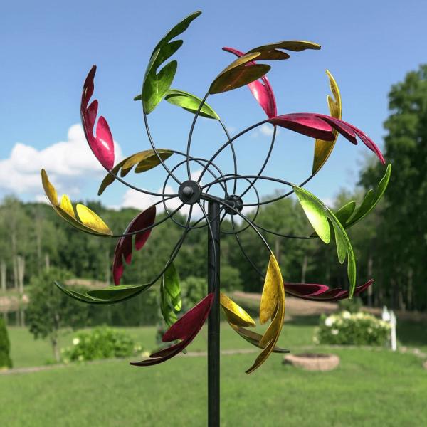 Wind Spinners |  Autumn Leaves Wind Spinner Garden Wind Spinners