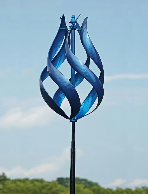 Wind Spinners |  Blue Taos Wind Spinner Garden Wind Spinners