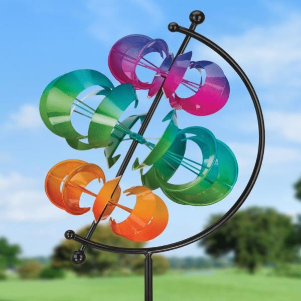 Wind Spinners |  Many Moons Wind Spinner Garden Wind Spinners