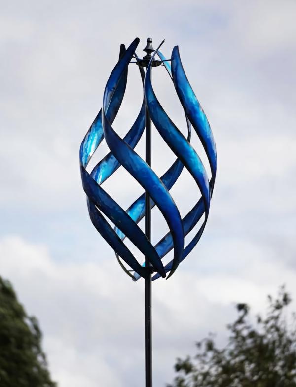 Wind Spinners |  Stratus Wind Spinner – Blue Garden Wind Spinners