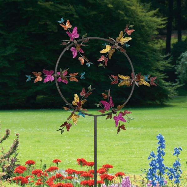 Wind Spinners |  Whimsical Butterflies Wind Spinner Garden Wind Spinners