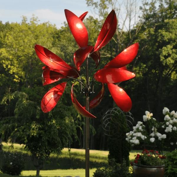 Wind Spinners |  Windemere Wind Spinner – Red Garden Wind Spinners