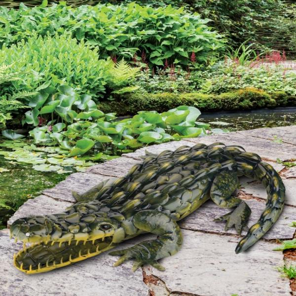 Garden Statues |  35" Metal Alligator Garden Garden Statues