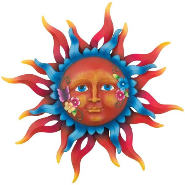 Sun Face Decor |  Garden Sun Wall Decor Garden Sun Face Decor