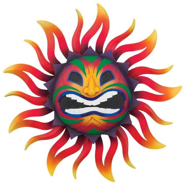 Sun Face Decor |  Wild Tiki Sun Wall Decor Garden Sun Face Decor