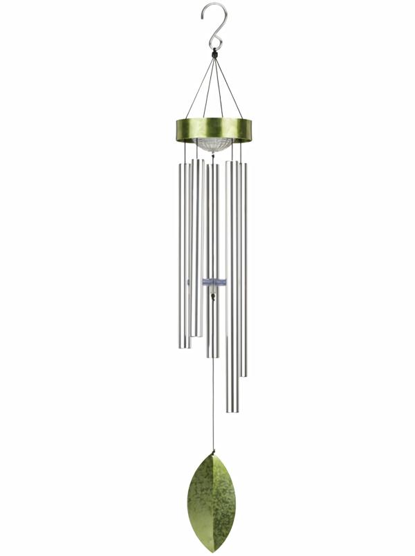 Wind Chimes |  42" Solar Wind Chime – Green Garden Solar Lighting