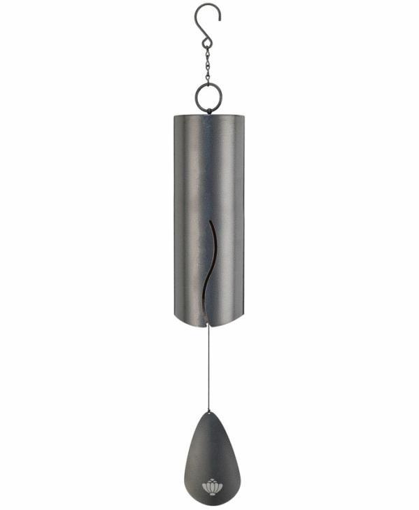 Wind Chimes |  42" Wind Bell – Pewter Garden Wind Chimes